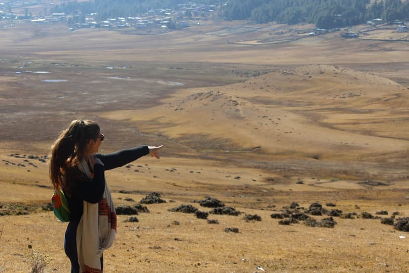 Himalayan trekking trail Bhutan